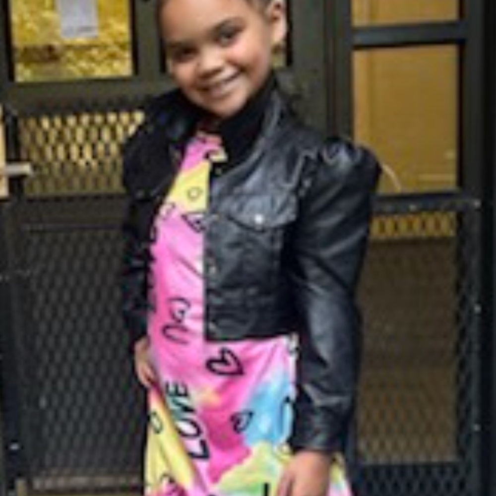 Faux leather jacket  dress available with inquiries